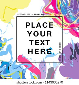 The abstract colorful background. It can be used for posters, cards, flyers, brochures, magazines and any kind of cover. EPS 10. Vector