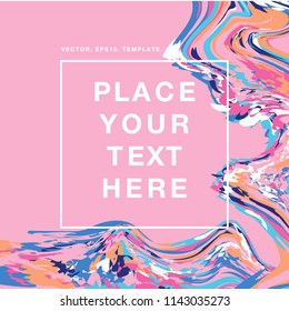 The abstract colorful background. It can be used for posters, cards, flyers, brochures, magazines and any kind of cover. EPS 10. Vector