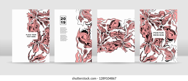 The abstract colorful background. It can be used for posters, cards, flyers, brochures, magazines and any kind of cover. EPS 10