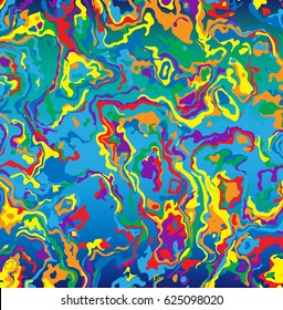 Abstract colorful background. It can be used for poster, brochure, invitation, cover book, catalog.  Yellow, purple, red, green colors. Swirl and stains pattern. 