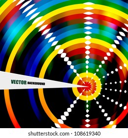 Abstract colorful background, cd cover design