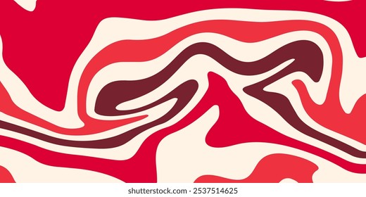 Abstract Colorful Background. Christmas Geometric Pattern. Wavy Texture Vector Design.