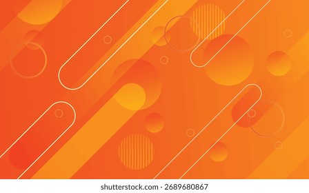 fundo colorido abstrato com elementos geométricos de círculo para banner, cartaz, cartão de visita, cartão de saudação, papel de parede e design criativo