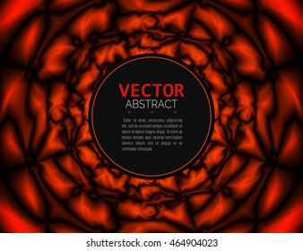 Abstract colorful background. Circle ornament. Vector graphic design