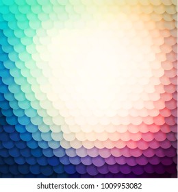 Resumen de fondo colorido con círculos
