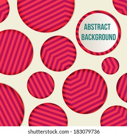 Abstract colorful background with circles