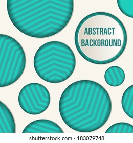 Abstract colorful background with circles