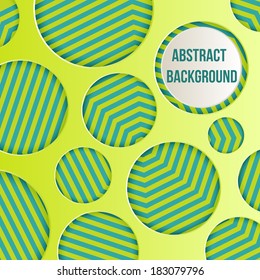 Abstract colorful background with circles