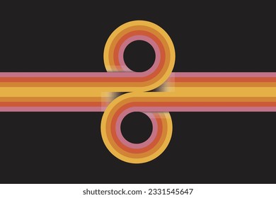 abstract colorful background with circles