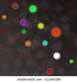 Abstract colorful background with circles. Vector illustration. Eps10