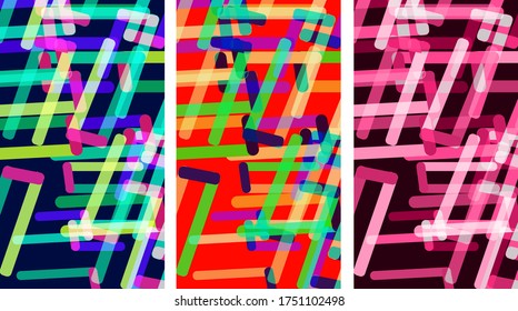 Resumen de fondo colorido. patrón de color y fondo de forma de color. 