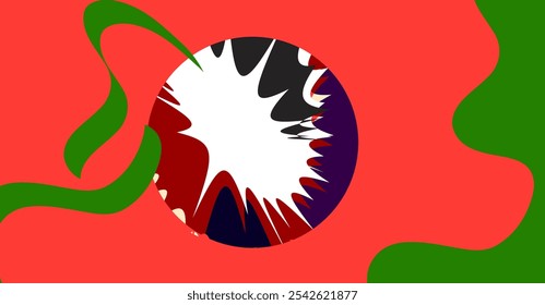 Abstrakter bunter Hintergrund. Farbmuster, Hintergrundstil