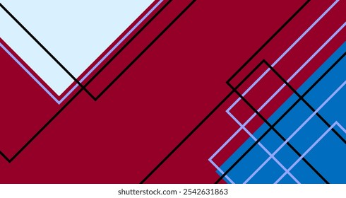 Fundo colorido abstrato. Estilo de plano de fundo de padrão de cores e formas