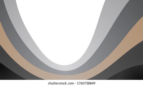 Abstract colorful background of color waves. Template for flyer, cover or banner