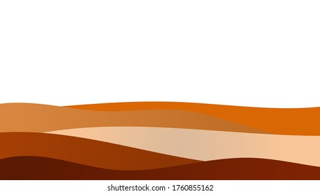 Abstract colorful background of color waves. Template for flyer, cover or banner