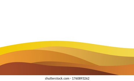 Abstract colorful background of color waves. Template for flyer, cover or banner