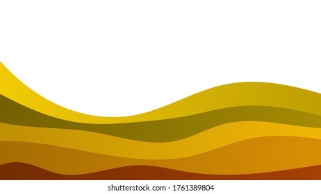 Abstract colorful background of color waves. Template for flyer, cover or banner