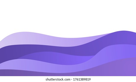 Abstract colorful background of color waves. Template for flyer, cover or banner