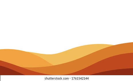 Abstract colorful background of color waves. Template for flyer, cover or banner