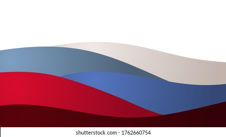 Abstract colorful background of color waves. Template for flyer, cover or banner