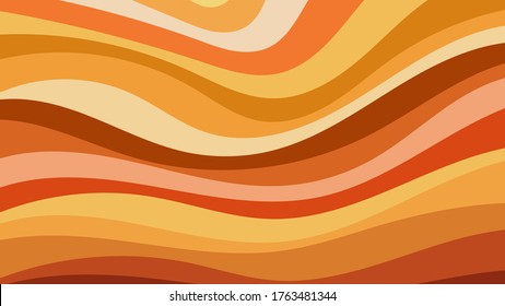 Abstract colorful background of color waves. Template for flyer, cover or banner