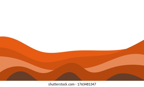 Abstract colorful background of color waves. Template for flyer, cover or banner