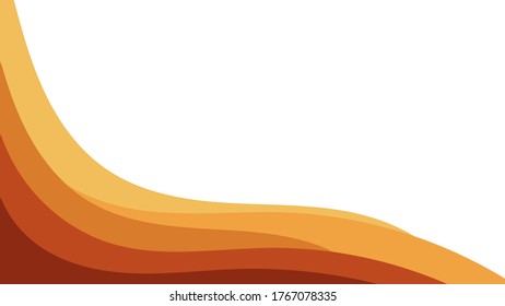 Abstract colorful background of color waves. Template for flyer, cover or banner