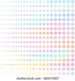 Abstract colorful background with colored circles. Geometric style.