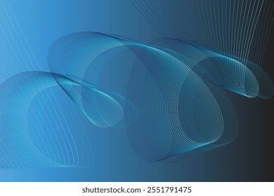 Plano de fundo de linha abstrato simples e suave com gradações de cores atraentes