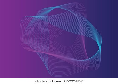 Abstract Colorful background, composition with dynamic linear  vector illustration