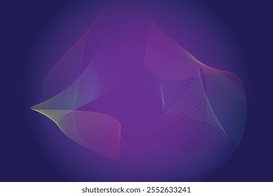 Abstract Colorful background, composition with dynamic linear  vector illustration