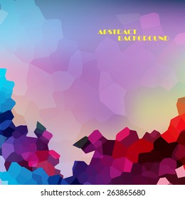 Abstract colorful background, concept vector art Illustration