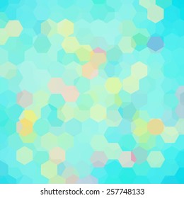 abstract colorful background consisting of hexagons