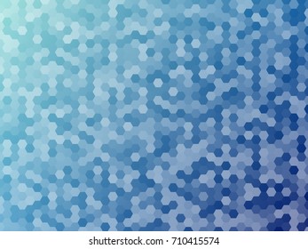 Abstract Colorful Background consisting of Hexagons. Vector Illustration.