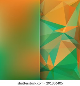 abstract colorful background consisting of triangles and matt  glass