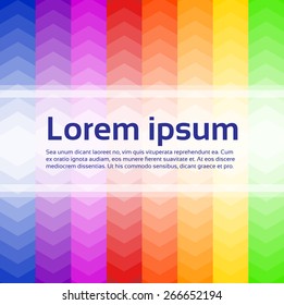 Abstract Colorful Background with Copy Space Vector Illustration