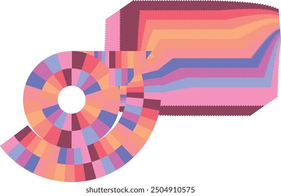 abstract colorful background, creative dynamic pattern, vector design card, banner, flyer, cover, poster template