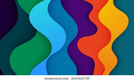 Fondo colorido Abstractas, elemento creativo del diseño del Vector
