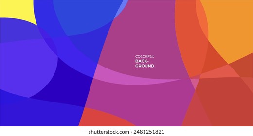 abstract colorful background with curve lines