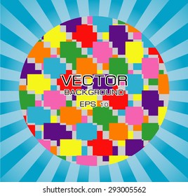 Abstract colorful background for design