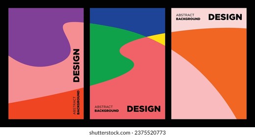 Abstract Colorful Background Design for Autumn Vector