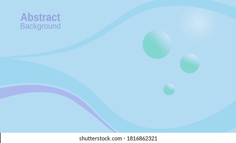 Abstract Colorful Background design. Circles and wavy