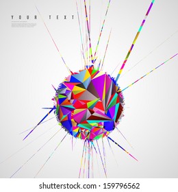 Abstract colorful background design  Eps 10 vector illustration 