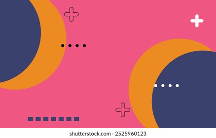 Abstraktes buntes Hintergrunddesign mit geometrischen Formen 