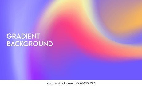 Resumen de diseño de fondo colorido con estilo de malla gradiente