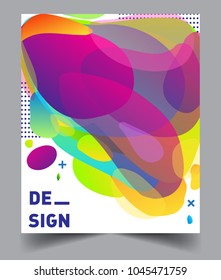 Abstract colorful background design with modern abstract pattern. Vector templates for modern design, cover, template, decorated, brochure, flyer.