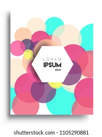 Abstract colorful background design with modern abstract pattern. Vector templates for modern design, cover, template, decorated, brochure, flyer.