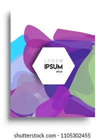 Abstract colorful background design with modern abstract pattern. Vector templates for modern design, cover, template, decorated, brochure, flyer.
