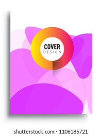 Abstract colorful background design with modern abstract pattern. Vector templates for modern design, cover, template, decorated, brochure, flyer.
