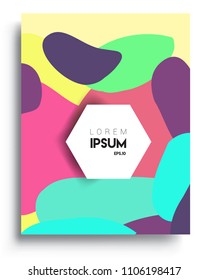 Abstract colorful background design with modern abstract pattern. Vector templates for modern design, cover, template, decorated, brochure, flyer.